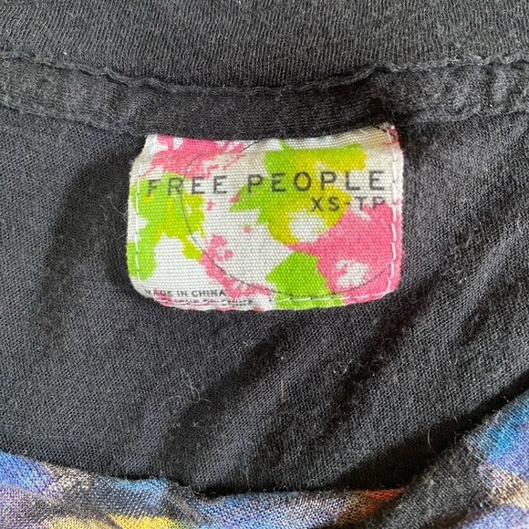 Free People tie dye tee - Picture 3 of 4